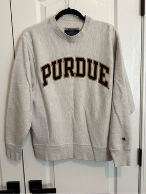 EUC Champion Purdue Crewneck Sweatshirt - Reverse weave